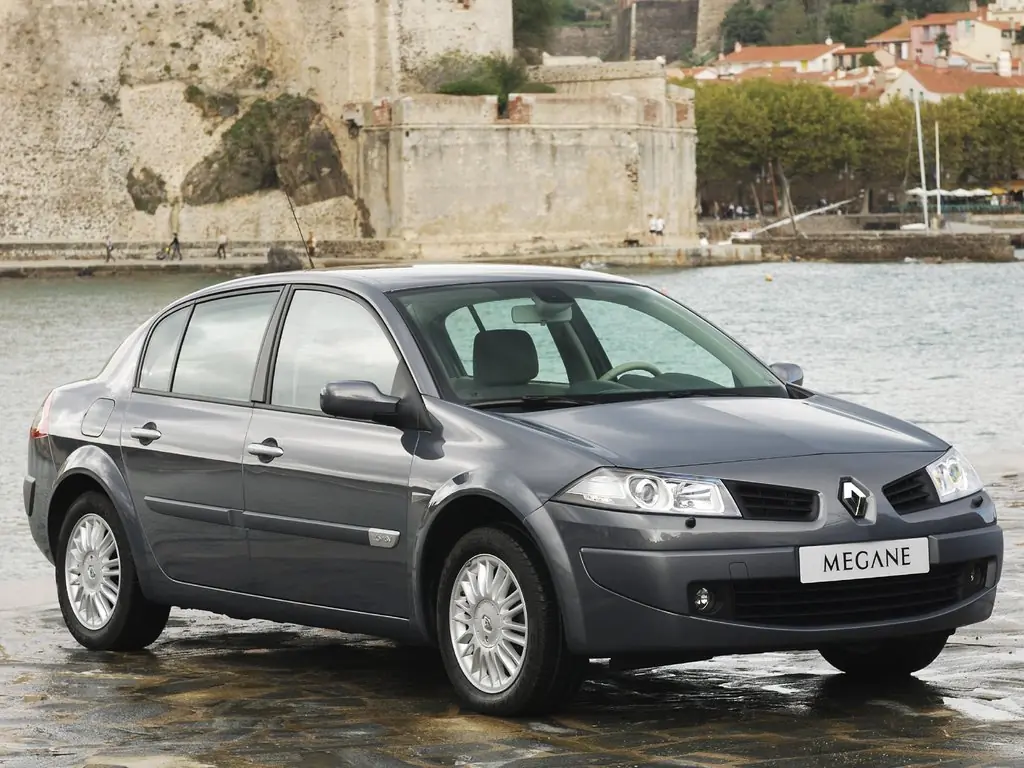 Renault Megane (LM05, LM1A, LM2Y) 2 поколение, рестайлинг, седан (10.2006 - 09.2009)